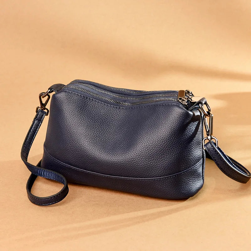 Women Leather Handbags Female Shoulder Bags Cowhide Ladies Messenger
