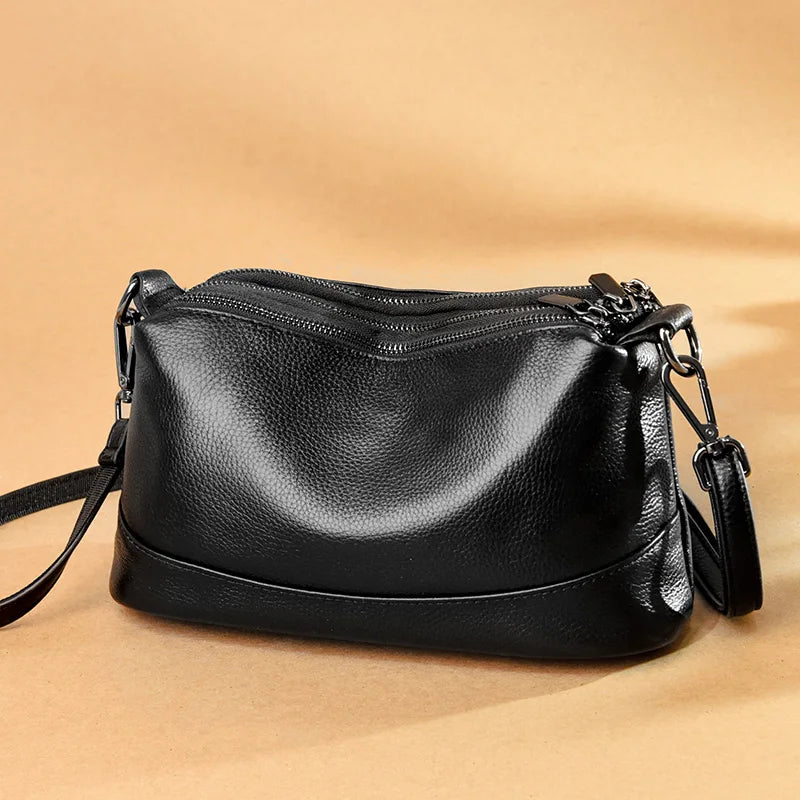 Women Leather Handbags Female Shoulder Bags Cowhide Ladies Messenger