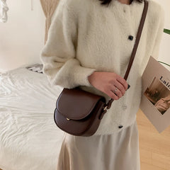 Crossbody Bags for Women Solid Flap Shoulder Tote Small Handbags
