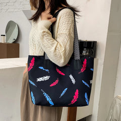 Waterproof Nylon Tote Bag Ladies Messenger Shoulder Handbag