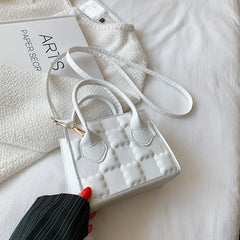 Zipper Pressure Flowers Large Capacity Handbag