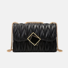 Stylish Chain Single-shoulder Leather Bag Women's Crossbody Small Bag