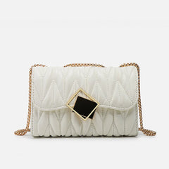 Stylish Chain Single-shoulder Leather Bag Women's Crossbody Small Bag
