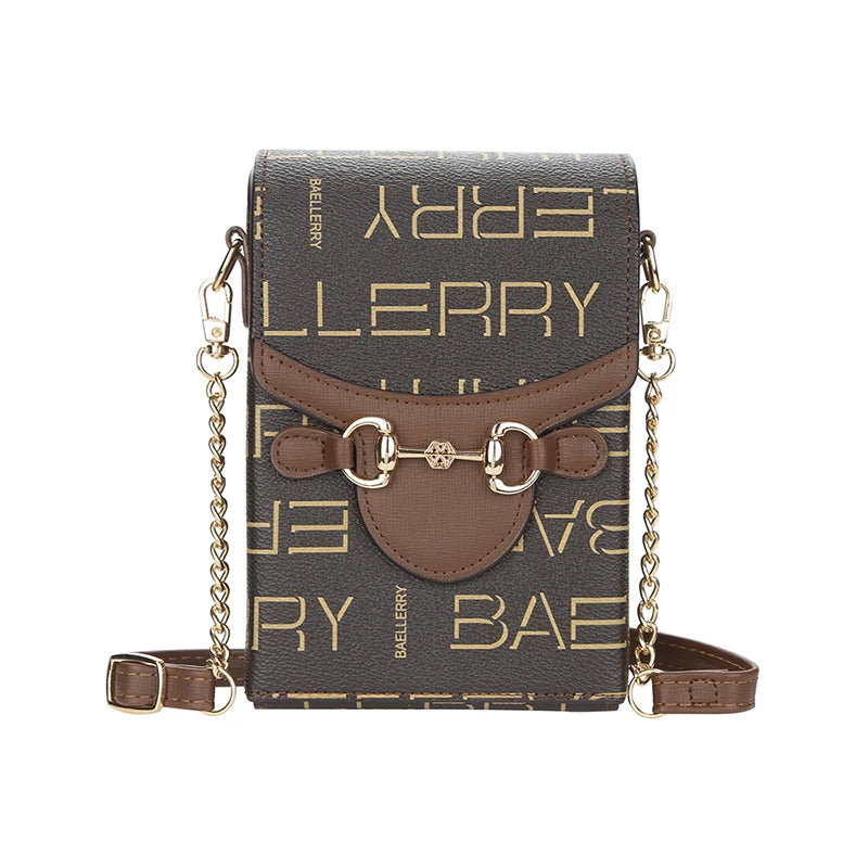 Women Large Chain Diagonal Bag Multifunction Crossbody Wallet