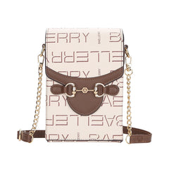 Women Large Chain Diagonal Bag Multifunction Crossbody Wallet