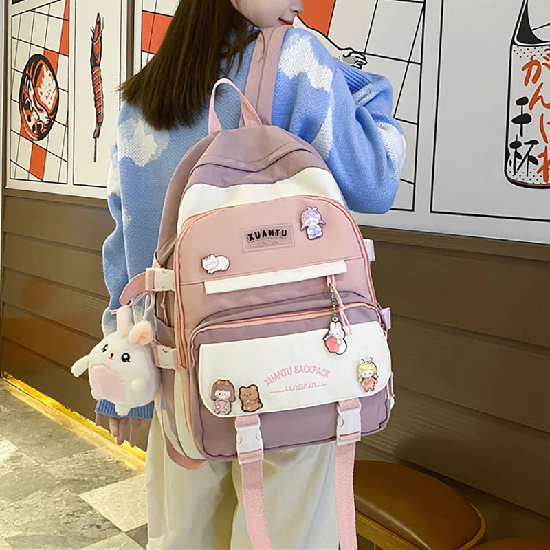 Waterproof Minority Schoolbag Women Backpack