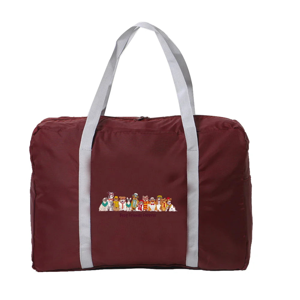 Foldable Travel Bag Large Capacity Luggage Bags Casual Portable Men's Organizer