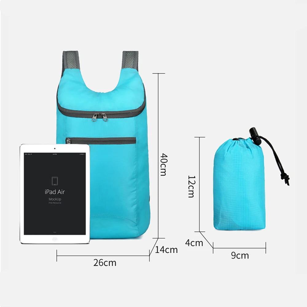 Ultralight Foldable Water Resistant Backpack for Travel