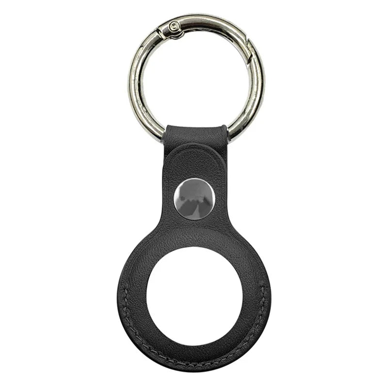 Airtags Hanging Buckle Anti-lost Protective Cover PU Leather Holder