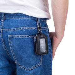 Litchi Pattern Double Zipper Keys Organizer Small Wallets