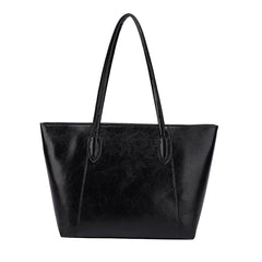 Soft PU Leather Tote Bag for Women, Large Capacity Shoulder Handbag