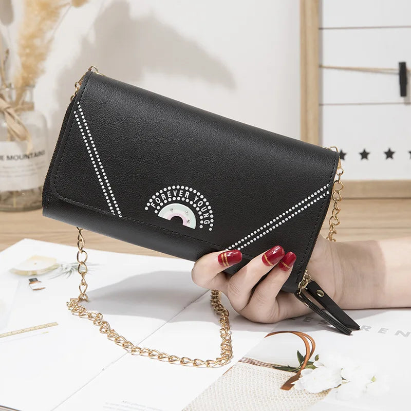 Women's Crossbody Bag Purse Clutch Shoulder Bag Pu