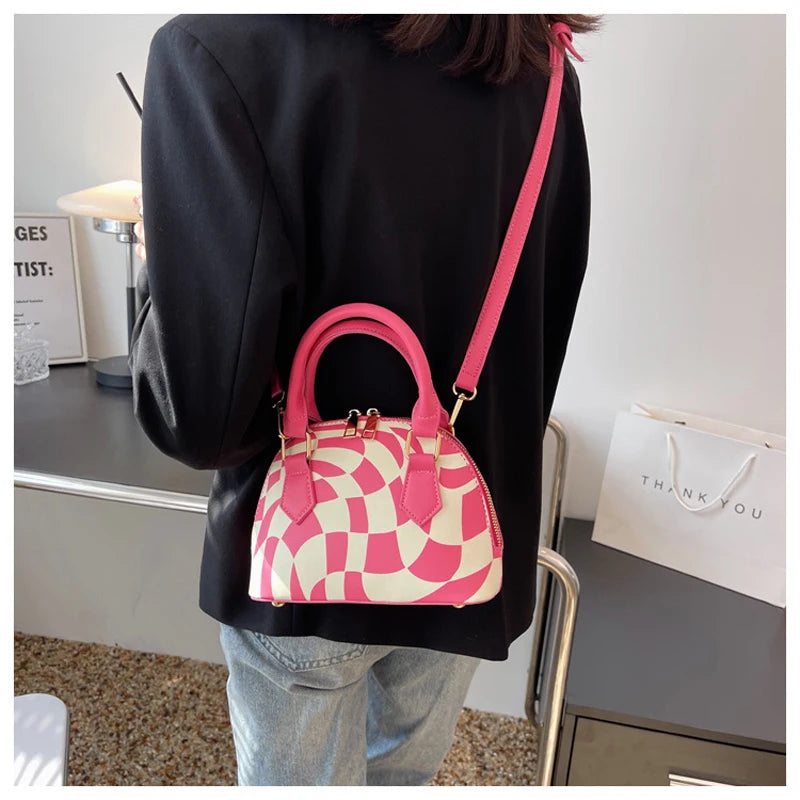 High Contrast Portable Cross Body Women's Bag