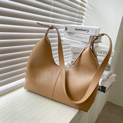 Retro Casual Women Totes Shoulder Bag High Capacity Shopping Bag