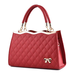 Women's Leather Shoulder Bag Crossbody Tote Zipper Purse