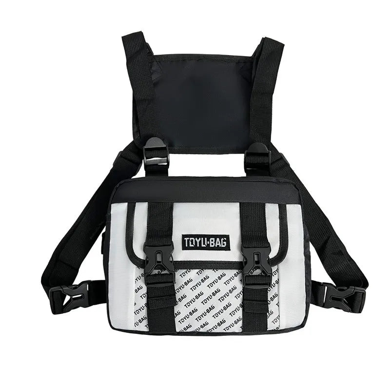 Hip-Hop Men Chest Bag Outdoor Tactical Vest Waist Bags