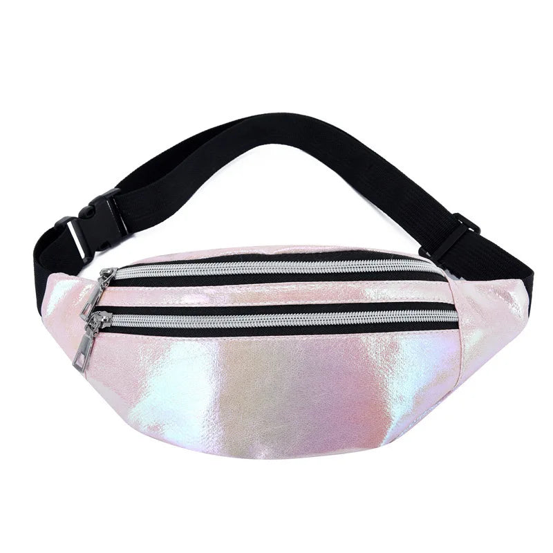 Women's Holographic Laser Waist Bag