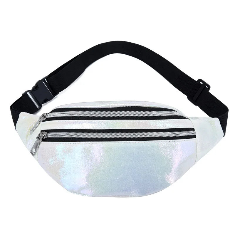Women's Holographic Laser Waist Bag