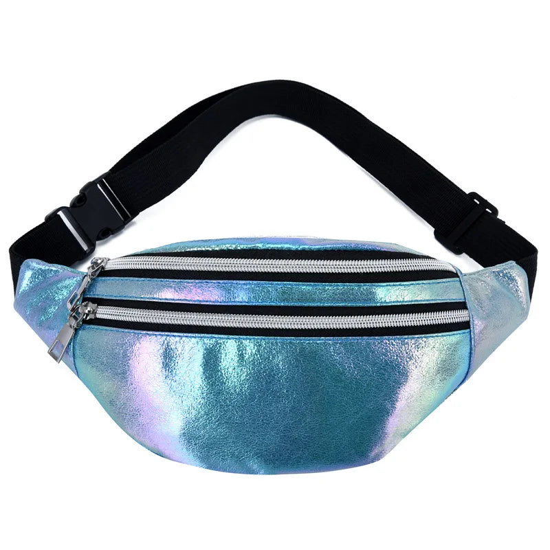 Women's Holographic Laser Waist Bag