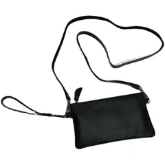 100% Cowhide Leather Clutch Crossbody Bag Soft Mini Shoulder Purse