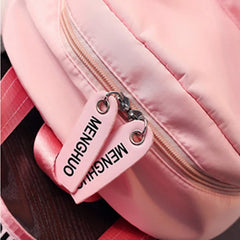 Leisure Letter Ribbon Printed Shoulder School-bag Backpack