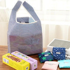 Foldable Green Shopping Bag Tote Folding Pouch Handbag