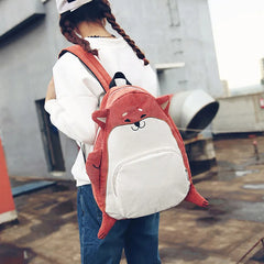 Japanese Harajuku Animal Backpack 3D Dog Squirrel