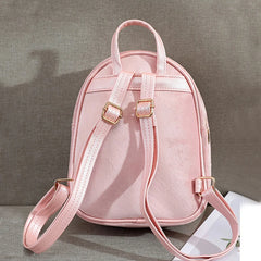 Girls Mini Plush Bowknot Schoolbag