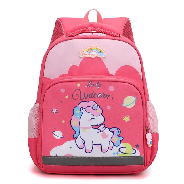 Kindergarten Backpack School Bags For Girls Baby Princess Rabbit Satchel
