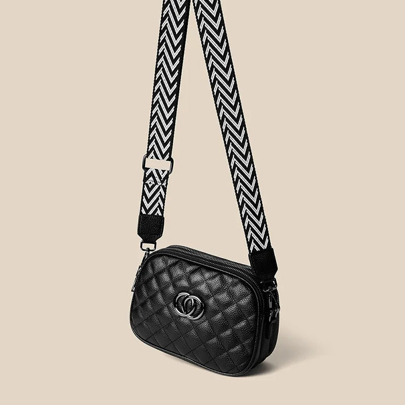 3-Layer PU Shoulder Bag Crossbody Bags for Women