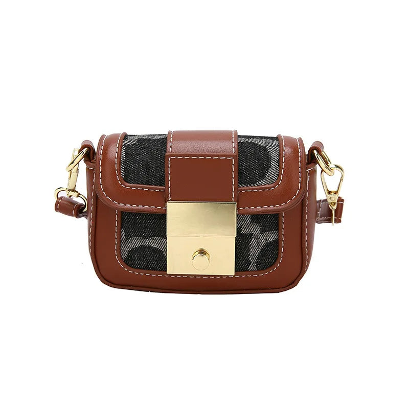One Shoulder Cross Body Small Square Bag Girl