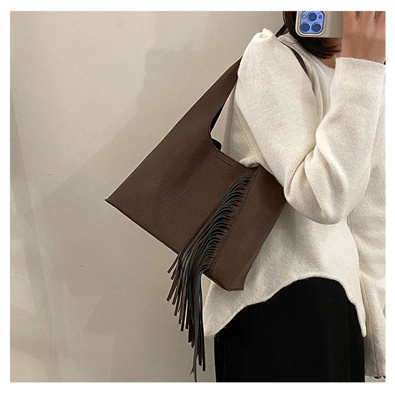 One Shoulder Crossbody High Beauty Handheld Armpit Bag for Women