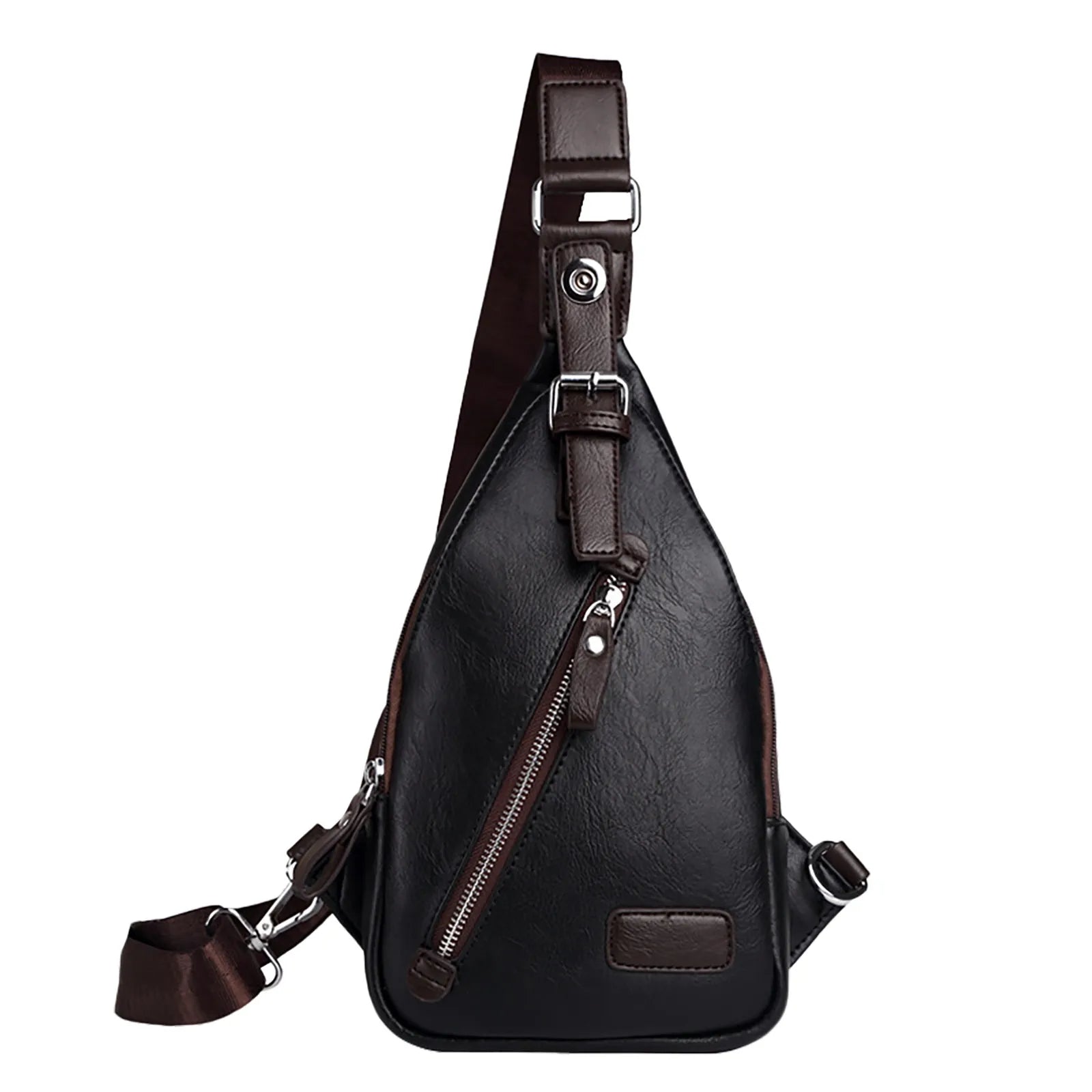 Large Capacity Leather Canvas Shoulder Bag