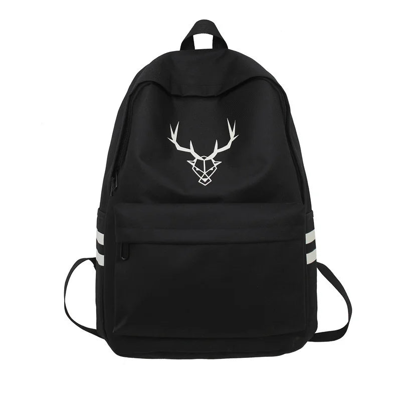 Oxford Cloth Waterproof Backpack Student Schoolbag Men Women