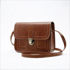 Small Square Women Bag Retro Shoulder Bag