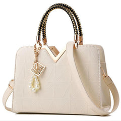 Summer Leather Shoulder Crossbody Bag with Zipper