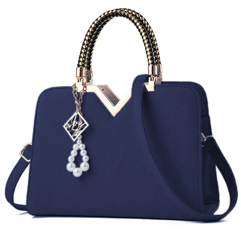 Summer Leather Shoulder Crossbody Bag with Zipper