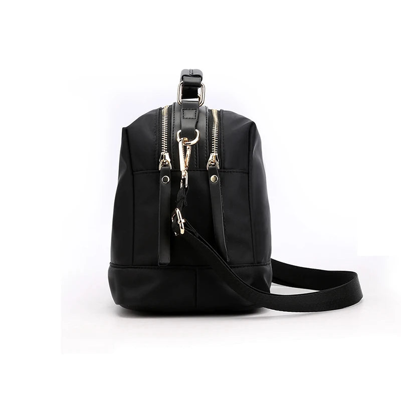 Ladies Nylon Small Square Bag with Tassel