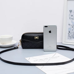 Double Zipper Women's Wallet Clutch Bag
