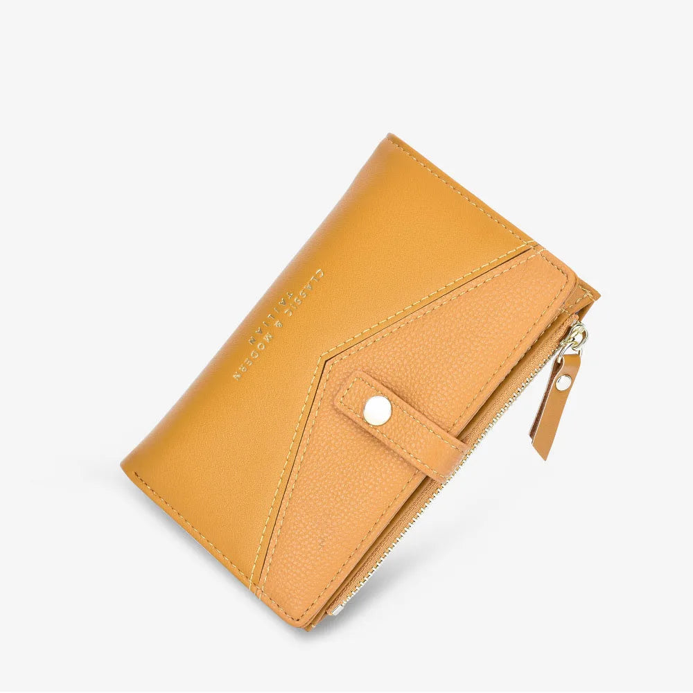 Short Lychee Pattern Wallet for Women