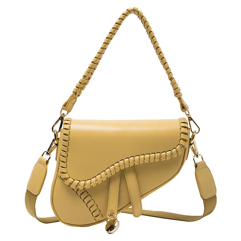 Pu Pillow Classic Handbag Light Single Shoulder Messenger Crossbody Bag