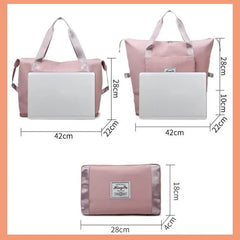 Large Capacity Folding Waterproof Travel Tote Handbag Duffle Bag