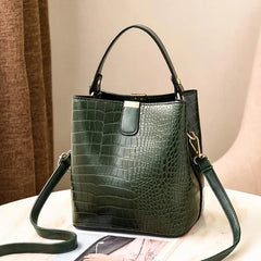 Large Capacity Leather Womens Handbag Crossbody Bag