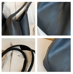 Large Capacity Shoulder Bags PU Leather Women Female Handbags Travel Trending