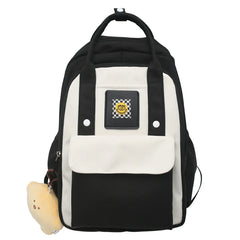 Large Capacity Waterproof Nylon Backpack Men Women Laptop Schoolbag