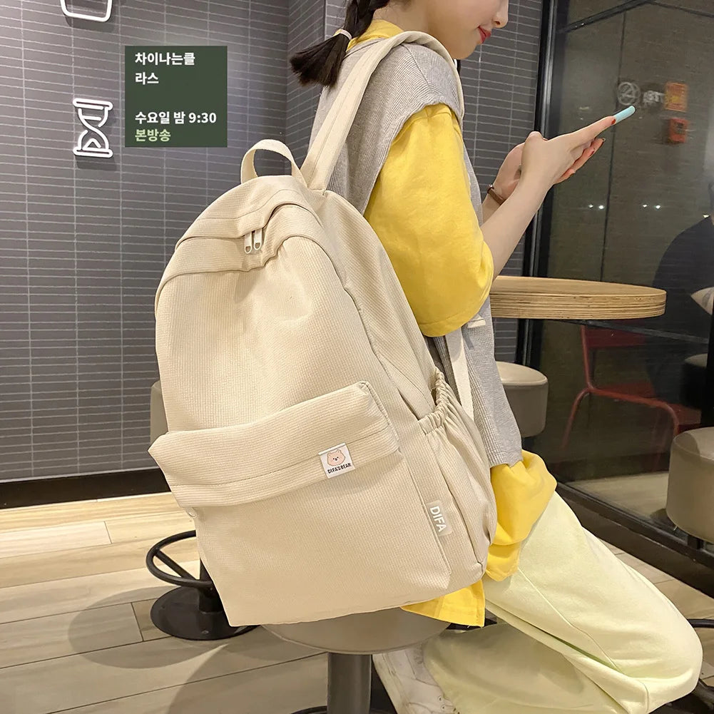 Large Capacity Women Backpack Female Travel Bag Backpacks Schoolbag Teenage Girl