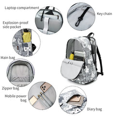 Large Schoolbag Student School Backpack Waterproof bagpack