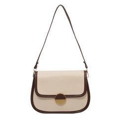 Solid Color Chain One Shoulder Crossbody Bag