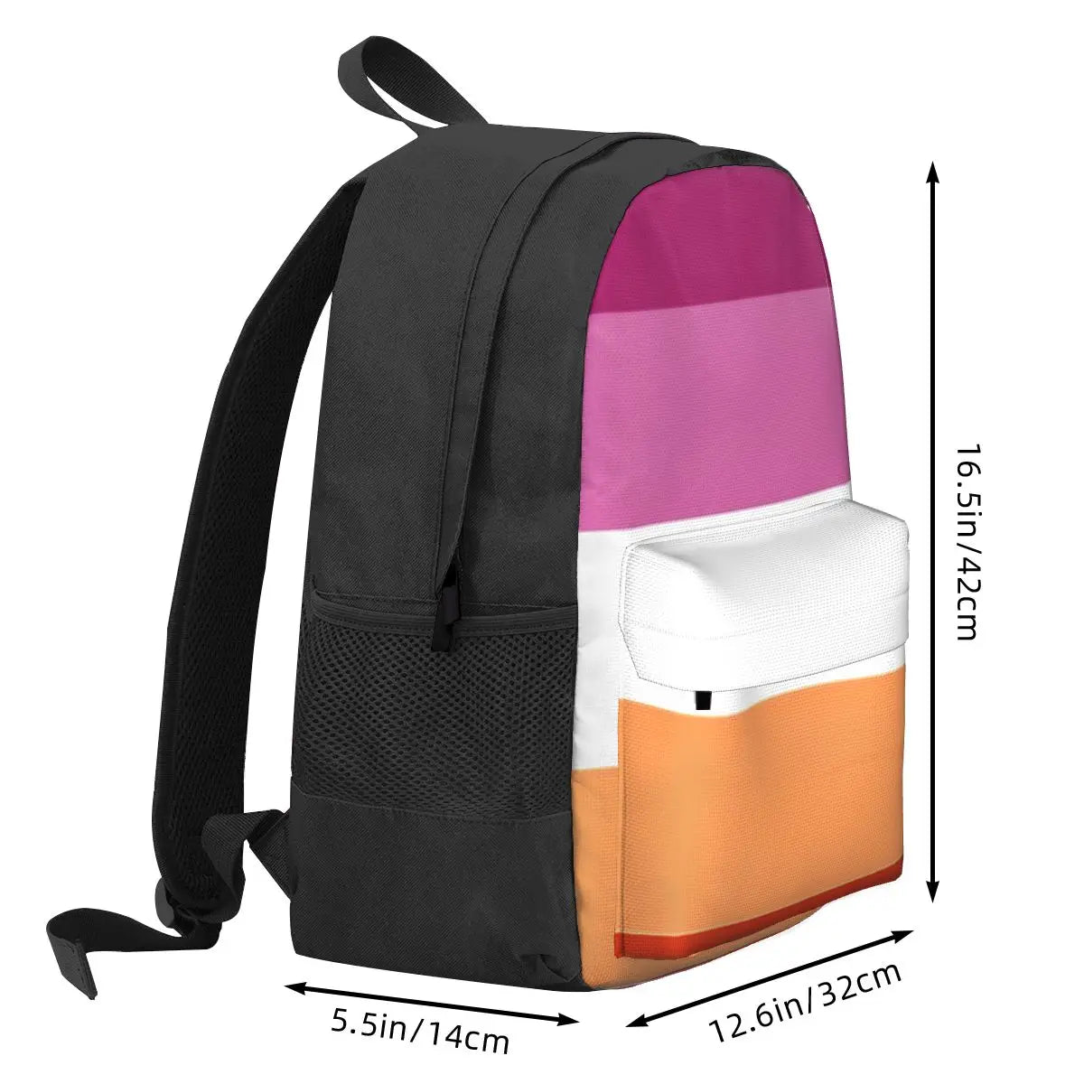 Lesbian Flag Backpacks Men's & Women's Back Pack Bag