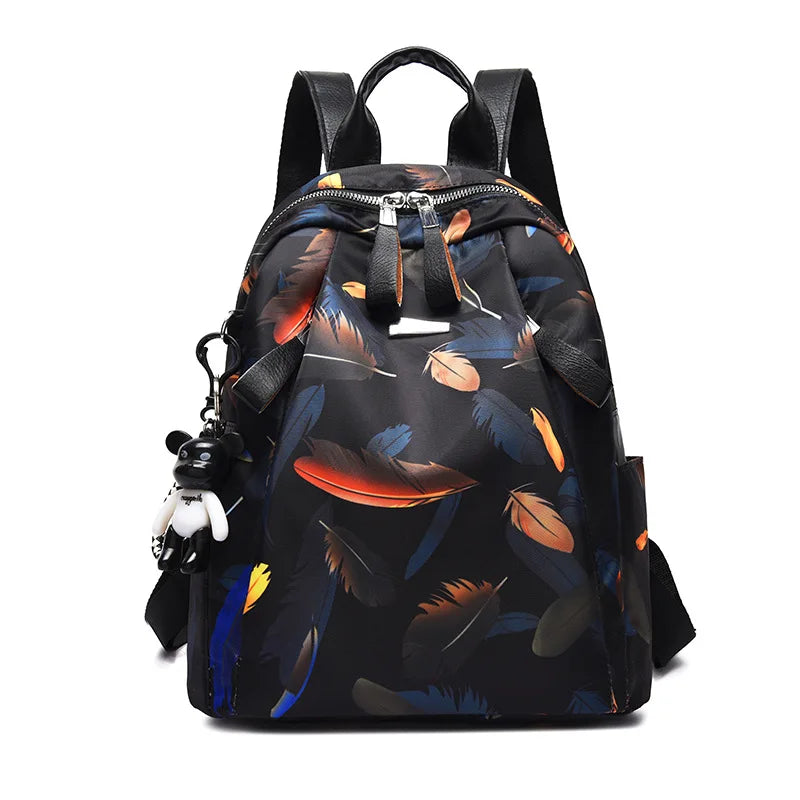Printing Casual Anti-theft Backpack